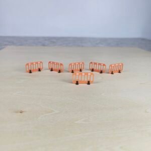 Set de Barreras de Tráfico 1:64 (6 piezas)