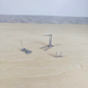 Set de Grúa para Motor, Gatos y Gato Hidráulico Tipo Floor Jack 1:64